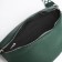 Bag Cross-Bodi with a zipper, green color