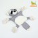Textile toy with a raccoon rifle with a squeak, rustling, 26 x 28 cm