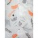 Pillowcase to a pillow for pregnant women "Forest", size 170x25 cm