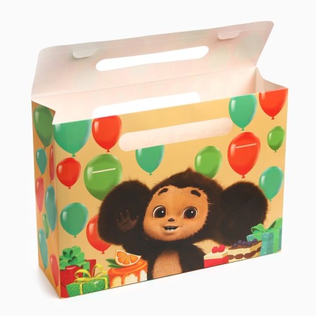 Package-box, gift packaging, 40x30x12 cm, Cheburashka-2