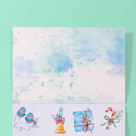Stickers in the book "New Year's Magic" + 3 background holography 20.7x14 cm-12