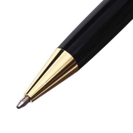 Handle Gift ball in the leatherette case rotary vintage Black/gold housing-2