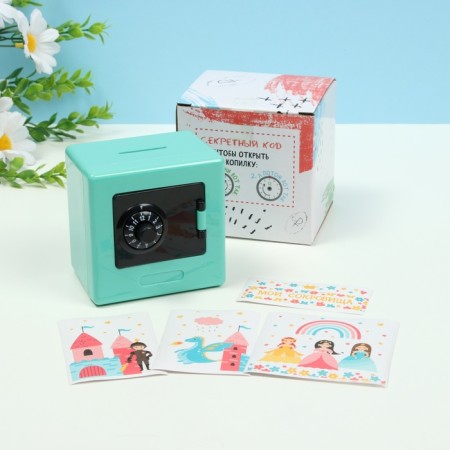 Piggy bank Plastic "Safe. Princess" MIX 8.5x6x8.5cm-5