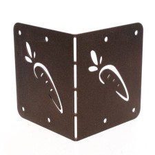 801-017br Corner corner for beds carrots 801-017BR 8.8x8.8x10 cm