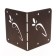 801-017br Corner corner for beds carrots 801-017BR 8.8x8.8x10 cm