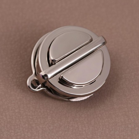 Bag -3 × 3 cm fastener, pearl silver color-1