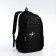 Youth backpack from textiles with a zipper, 4 pockets, black/yellow color
