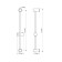 Shower Strail Zein S09, with a shower holder, chrome