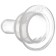 Nipple for a bottle, +3 months, 2pcs +1pc gift, medium stream, throat 35mm