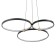 Lanas lamp LED 150W black-gold 86x70x3.3 cm Bayerlux