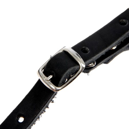 A muzzle leather mesh with jumper No. 4, rottweiler (length of 9 cm, muzzle 34 cm),-2