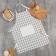 The apron is saving and I am a cage. The light is light gray 56*70 ± 4cm, 100% HL, mobble