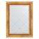 Mirror with engraving in the baguette frame, Roman gold 88 mm, 66x89 cm