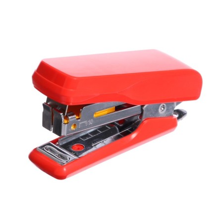 Stapler No. 10 10 sheets Kangaro Mini HS-Mini10, built-in anti-stepler, 50 brackets mix-4