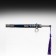 Souvenir weapon suspended mini "anime sword", keychain, 20 cm, dark blue