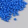 Glass beads 6/0 "bright blue" bright 450 g