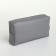 Lightning cosmetic bag, textura, gray color