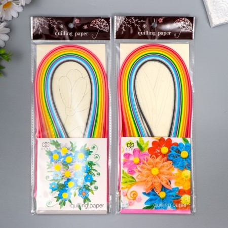 Strips for Quilling "Color" (NR 240 strips) Width 0.3 cm length 54 cm 26x11x0.5 cm-3