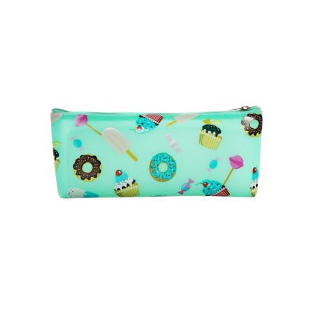 School Penal on the zipper of sweets turquoise-2