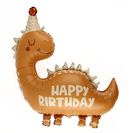 Foil ball 33 "Chocolate dinosaur", under the air