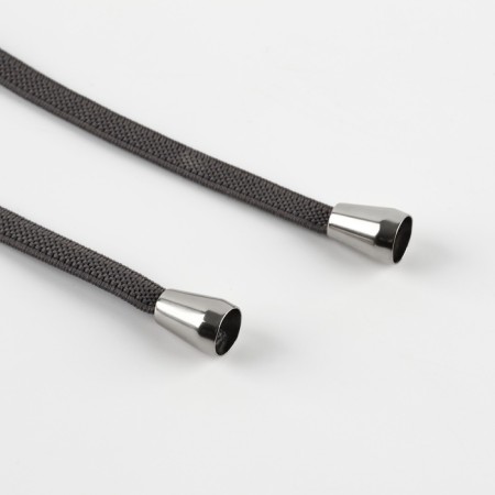 Tip for a cord, d = 4 mm, 13 × 10 mm, 100 pcs, silver color-3