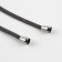Tip for a cord, d = 4 mm, 13 × 10 mm, 100 pcs, silver color