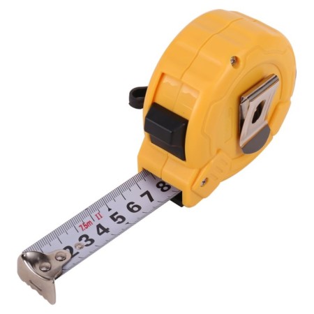 Roulette Deli DL9075B 98281, shockproof case, 7.5 m x 25 mm 25 mm-2