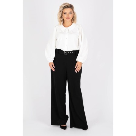 Female blouse, size 54, white color-6