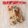 Decoration New Year's "Cozy Fairy Tale" Bells Bant, 8x28 cm, gold
