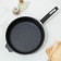 Granite Star pan, d = 30 cm, plastic handle, anti -stick coating, black color