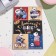 Postcard "Beloved dad!" Congrev, embossing, panda, 12.5x19.5 cm
