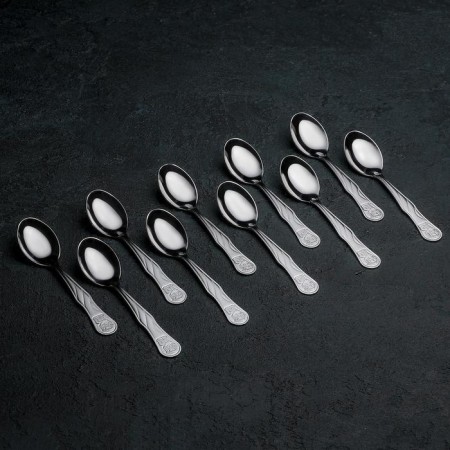 Spoon Children's children's “leovushka”, h = 12.5 cm, thickness 1.2 mm, silver color-2