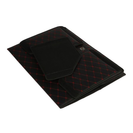 Organizer COFR in trunk, 67 x 30 x 31 cm, eco-leather, black-red-7