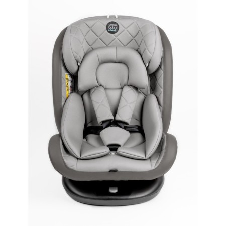 AMAROBABY BRILLANT, ISOFIX fastening, class D, group 0+/1/2/3 (0-36 kg), gray gray-1