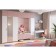 Shelf hinged heart white tree/pink powder (enamel)