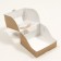Box under the bento-port with a window, craft, 14 x 14 x 8 cm