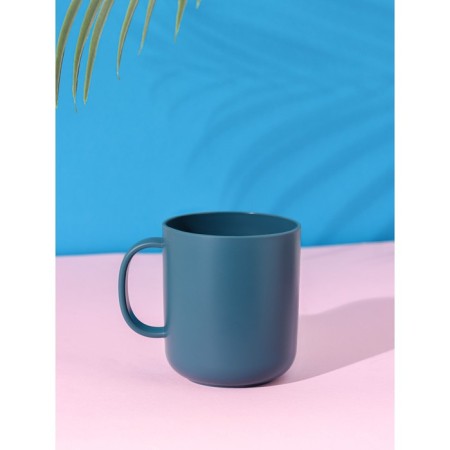Mug Plastic Delaland "Dragon", 350 ml, turquoise color-1