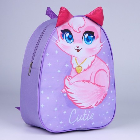 Baby backpack for a girl "Kithechka", 30x25 cm-2