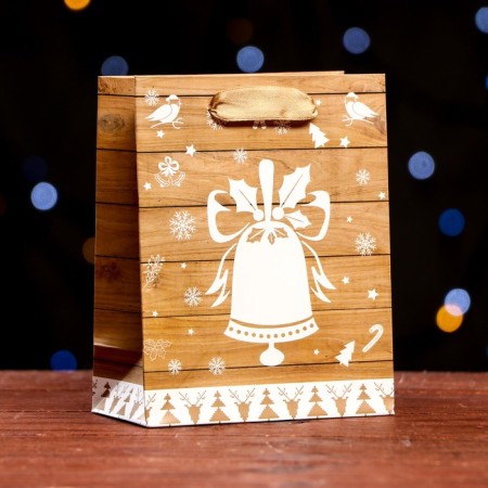 Laminated "bell" 11.5 x 14.5 x 6 cm