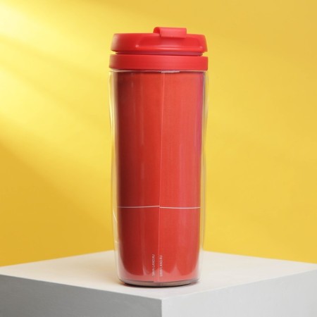 Thermost man with the insert “Love rules the world”, 350 ml-1