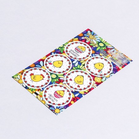 Stick for flowers and gifts "Easter chicken", 16 × 9.5 cm-1