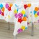 Single tablecloth "Balls" 180x137