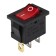 Klavim 24V 15A (3C) on-off switch Red with mini rexant backlight