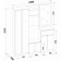 The hallway "VSh-4", 600 × 206 × 728 mm, white color
