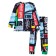 Thermal complex for a boy: trousers, sweatshirt, height 110 cm