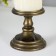 Spinker "candle on the candlestick" LED from bronze batteries 10.5x10.5x28 cm