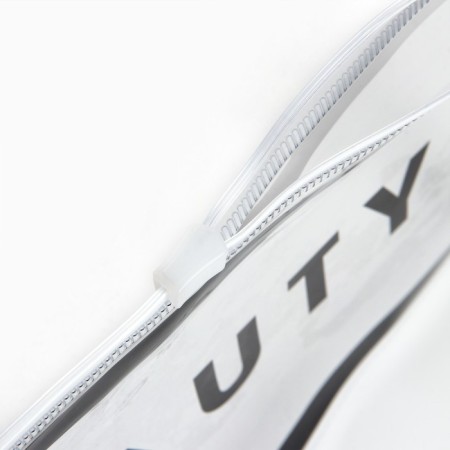 Cosmetic bag from transparent PVC "Beauty" with zip-sk.-2