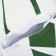 Textile bag with lightning, white/green color