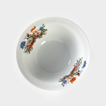 Porcelain plate "Bouquet of flowers", 550 ml, D = 17 cm-2