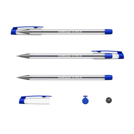 Ballic handle Erichkrause Ultra-20, node-bela 0.7 mm, blue ink, letter line 2000 meters-5